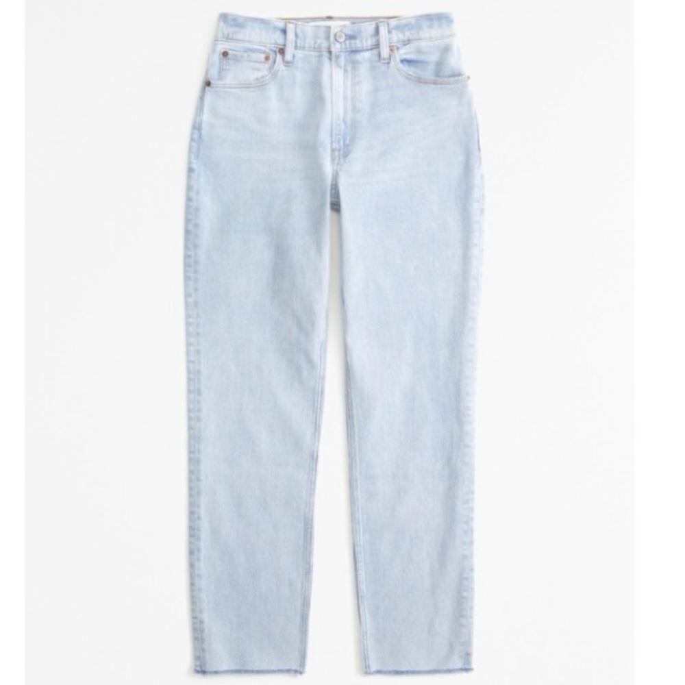 Abercrombie Curve Love High Rise Mom Jeans